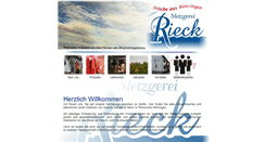 Desktop Screenshot of metzgerei-rieck.de